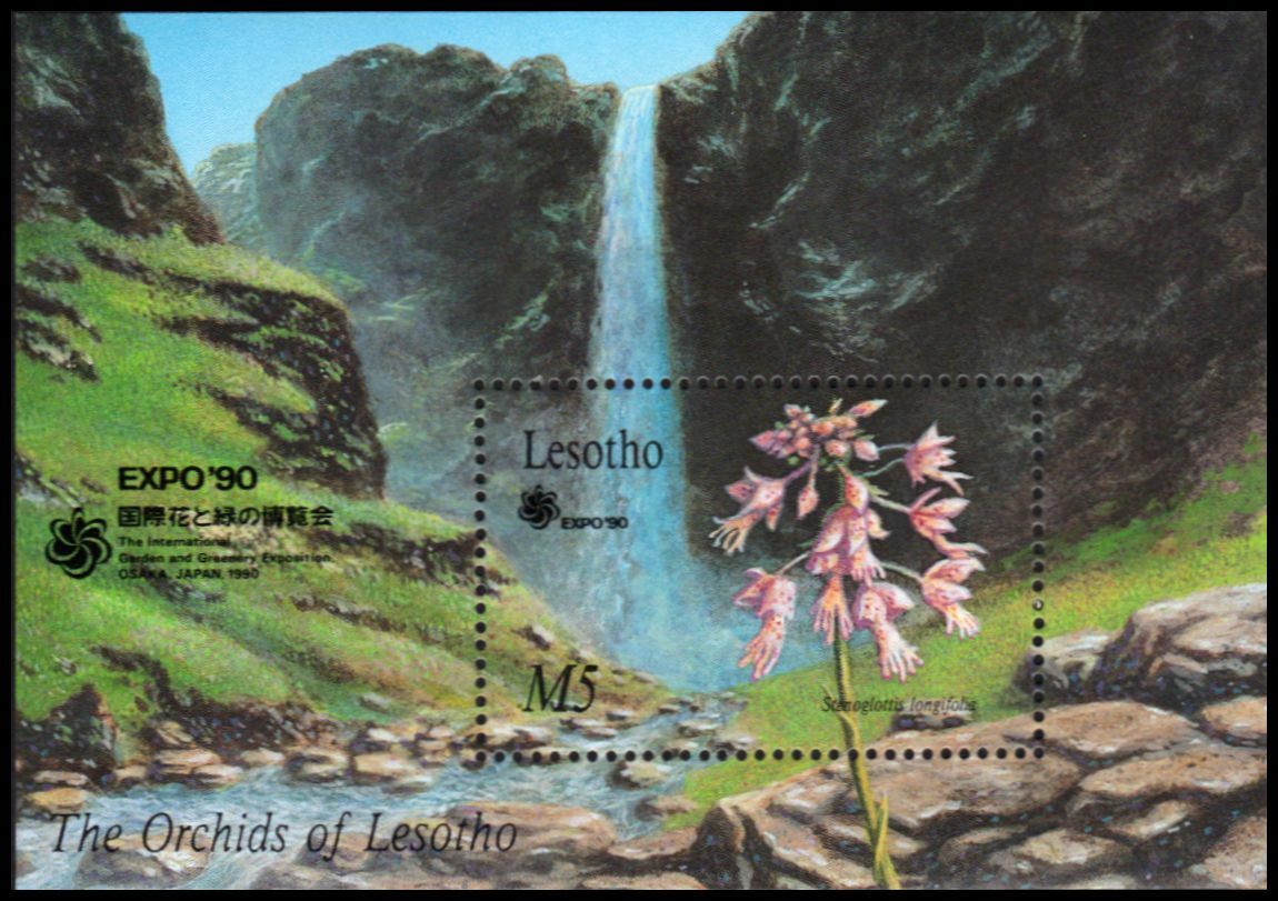 LESOTHO 764 - Native Orchids 