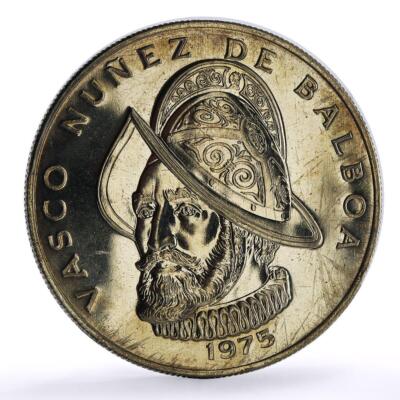 Panama 1 balboa Explorer Vasco Nunez de Balboa KM-39.2 Error LEY