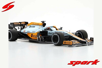 1/18 Mclaren F1 M12 MCL35L Daniel Ricciardo #3 Monaco GP 2021 by