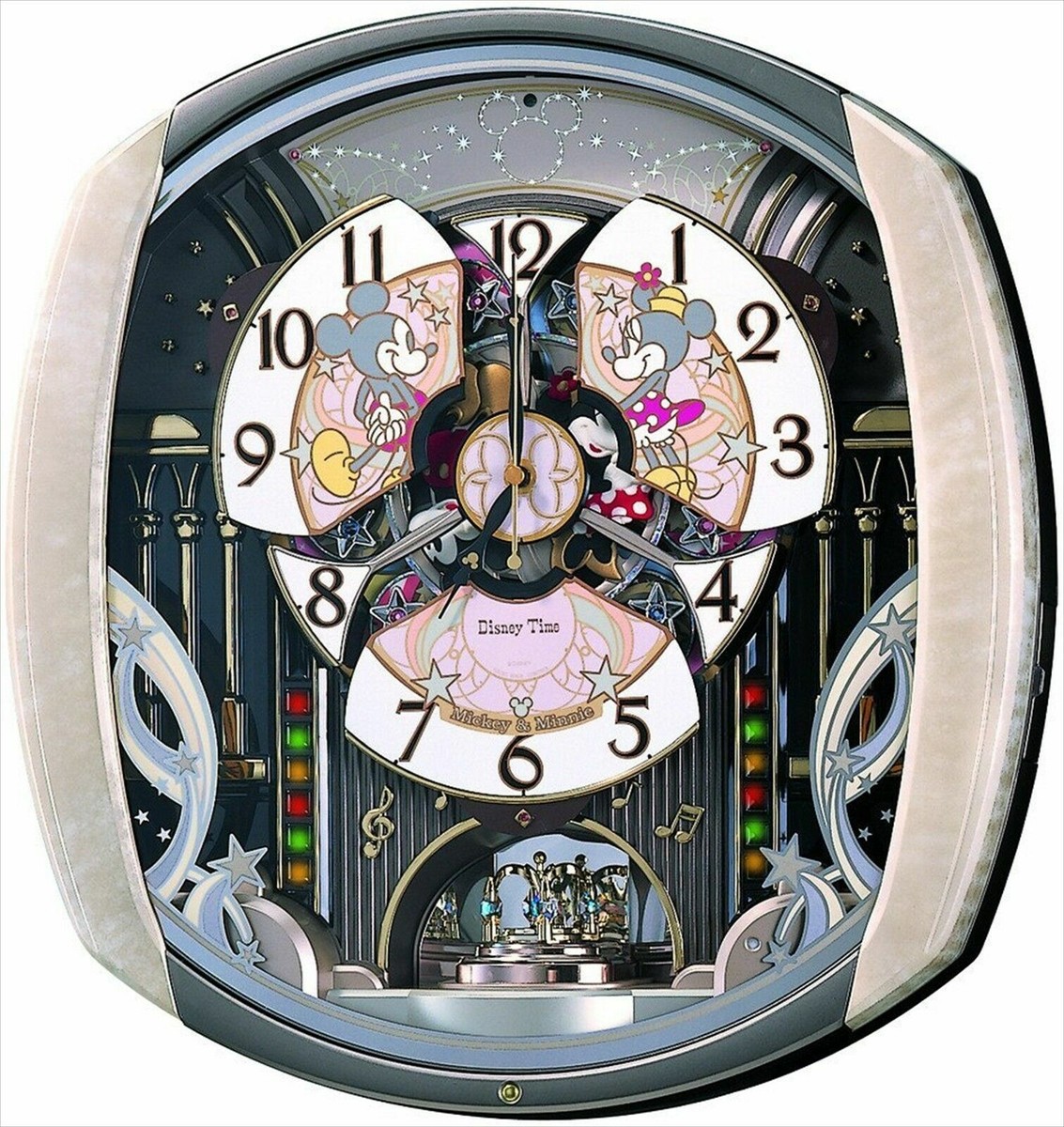 稼働品PEAQ Disney talking wall clock からくり時計 稼働品PEAQ