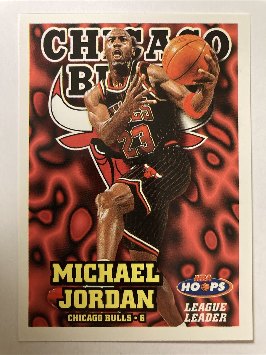 Michael Jordan 1997 NBA Hoops 1996-1997 Scoring Leaders Card #1