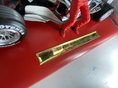 Hot Wheels F1 Michael Schumacher 1 18 Ferrari Chrome 6 Time World