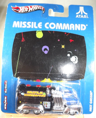 2013 Hot Wheels Pop Culture Atari-Missile Command FAST GASSIN Blue
