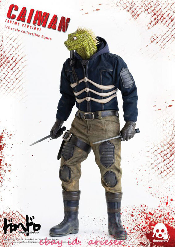Threezero 1/6 Dorohedoro Caiman Anime Version Action Figures Toy