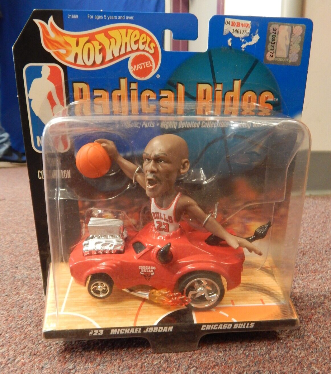 1998 Mattel Hot Wheels Radical Rides NBA Michael Jordan #23