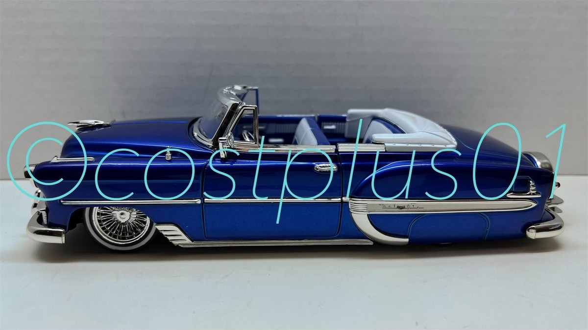 JADA STREET LOW 1953 CHEVY BEL AIR 1:24 BLUE CONVERTIBLE | eBay