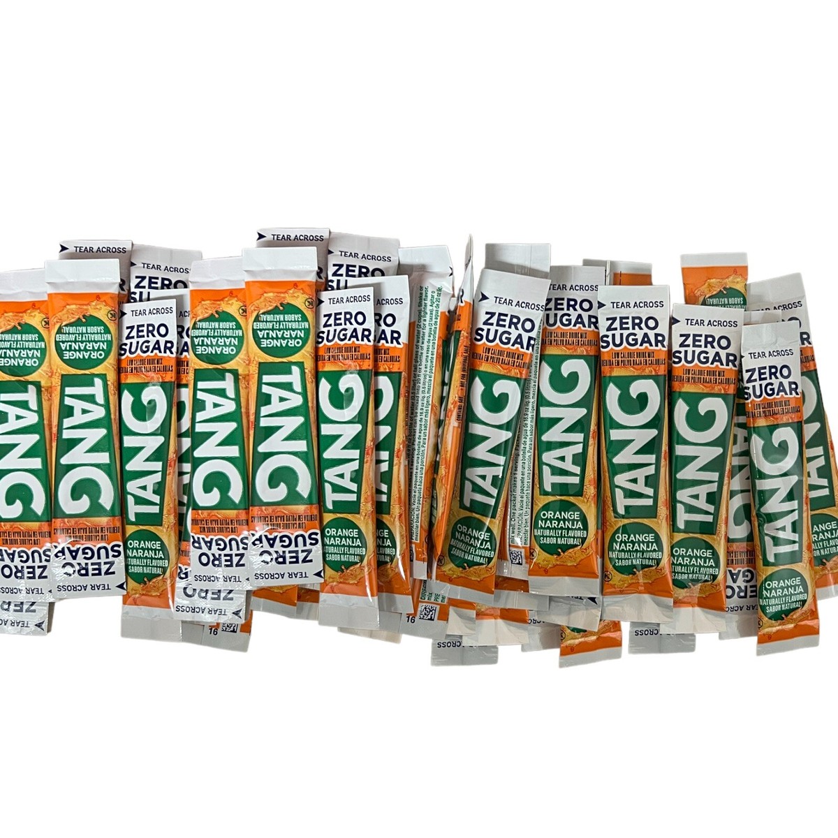 TANG Zero Sugar SINGLES TO GO Drink Mix Orange Tang 48 Packets No