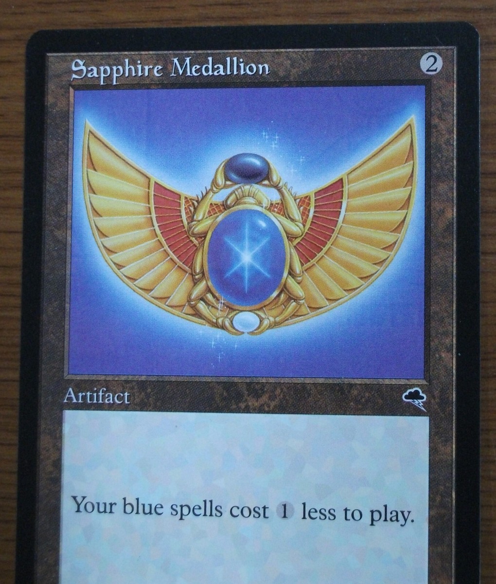 LP Sapphire Medallion Charlie Brown Misprint Tempest Magic the