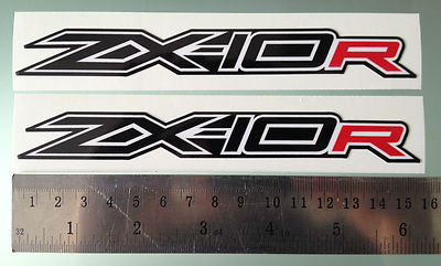 ZX-10R ZX10R Fairing Decals / Stickers New logo (Any Colour) 155mm