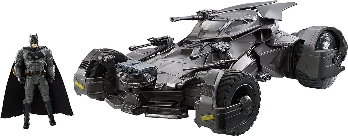 Mattel Ultimate Justice League Batmobile Vehicle and Batman FKM40