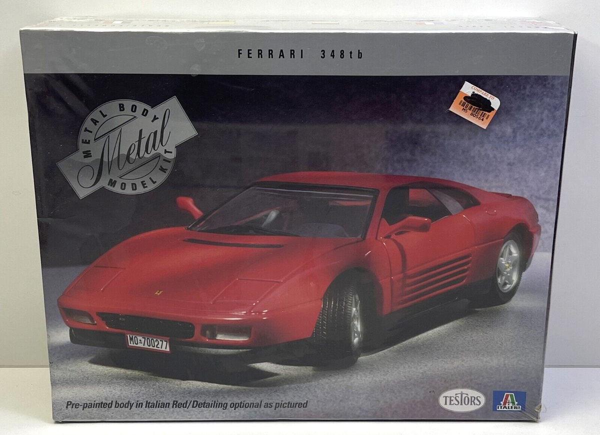 Testors / Italeri Metal Model Kit - Ferrari 348tb - 1:24 scale