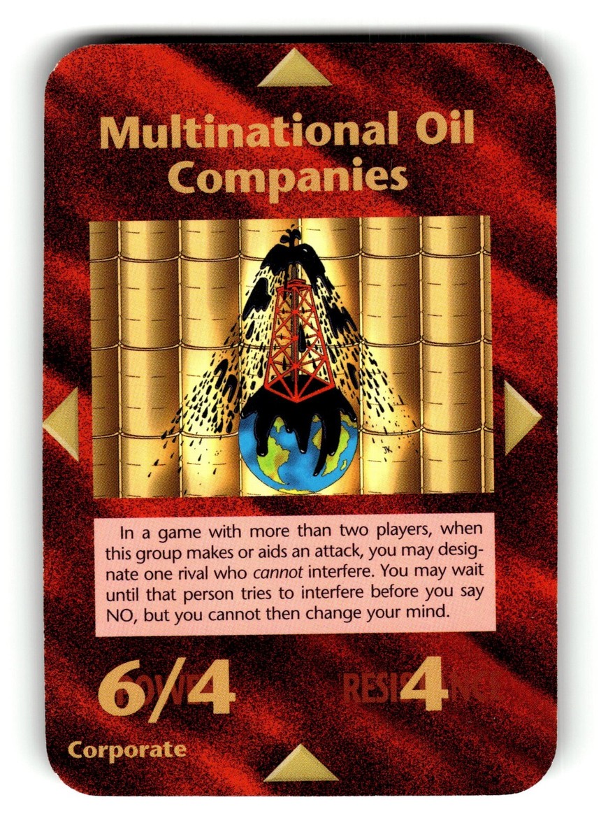 Multinational Oil Corporations Card Limited INWO Illuminati New