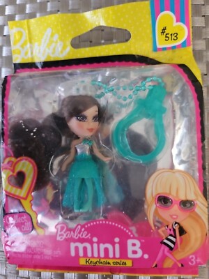 Barbie mini B. #513 Barbie Mini Doll Keychain Series Rare 2009