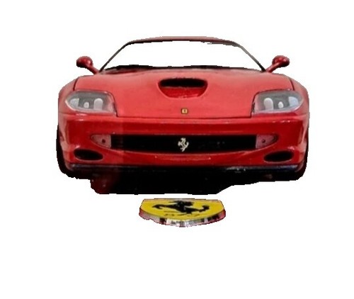 UT Ferrari 550 Maranello 1996 Rare Silver Diecast Model 1/18 1:18