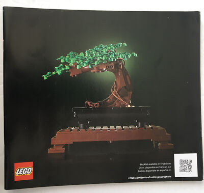 Instruction BOOKLET Manual ONLY NEW Lego Bonsai Tree 10281 NO