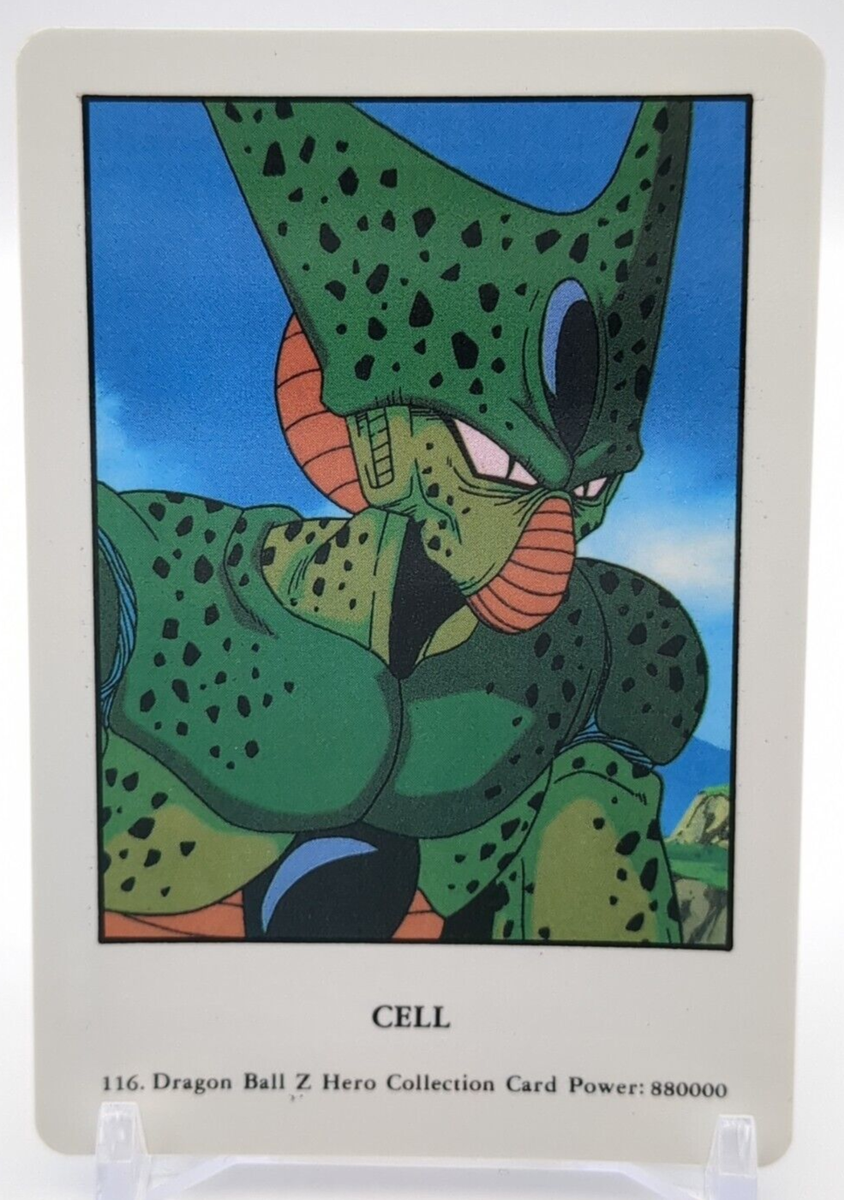 Cell #116 Dragon Ball Z Hero Collection Card Amada 1990s TCG