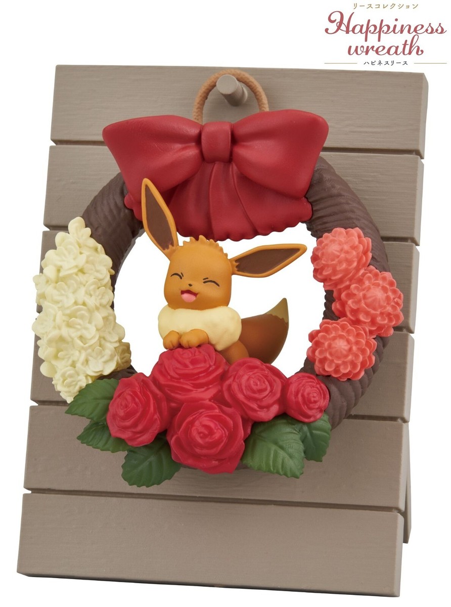RE-MENT Pokemon Wreath Collection Happiness Mini Flowers Ornament