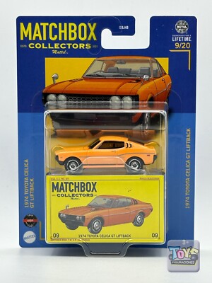 Matchbox Collectors 2024 #09 Orange 1974 Toyota Celica GT Liftback