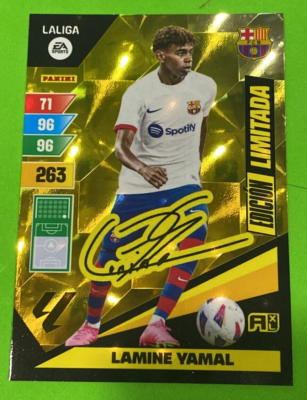 💥 2023 2024 LAMINE YAMAL Barcelona LIMITED EDITION SIGNED AUTO