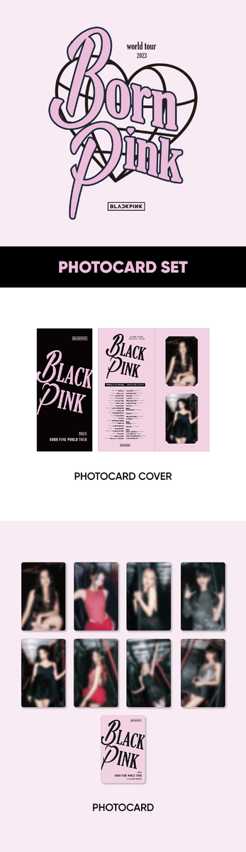 BLACKPINK WORLD TOUR BORN PINK FINALE IN SEOUL OFFICIAL MD PHOTO