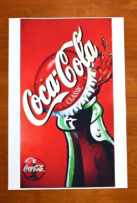 Coca-Cola Sign Poster Print Soda Advertising 1985 Two Sizes | eBay
