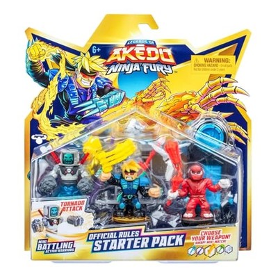 Akedo Ninja Fury Starter Pack S7 W2 Official Japan Legendary