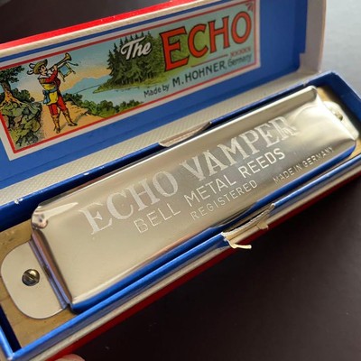 Vintage Hohner Echo Vamper Blues Harp Musical Instruments Very