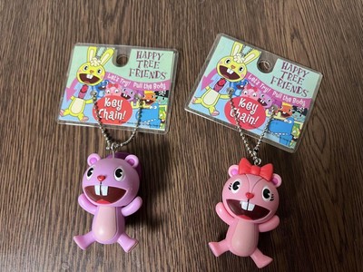 Happy Tree Friends Toothy Cuddles Shocking Keychain Set