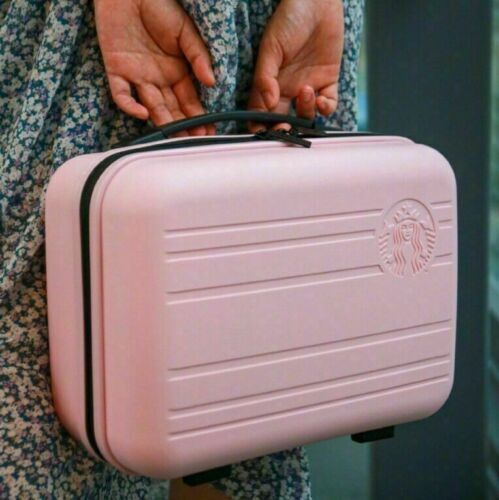 Starbucks Luggage Mini Handbag Cute Travel Storage Bag Carrying