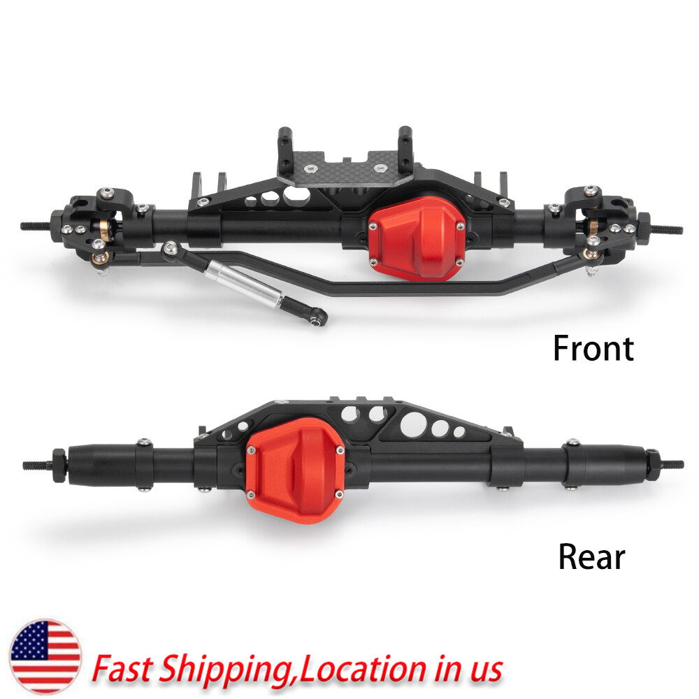 Alloy Front & Rear Axle Set for AXIAL Wraith AX90018 90048 90053 1