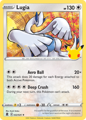 Lugia 22/25 Rare Holo | Celebrations | Pokemon Card | eBay