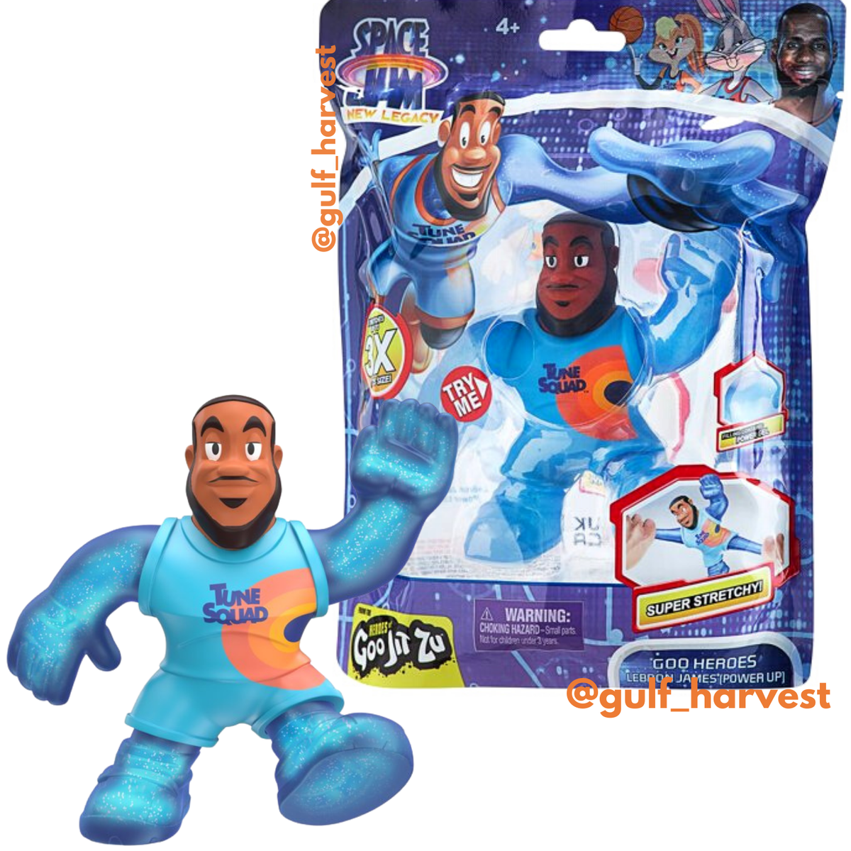 Heroes of Goo Jit Zu - Lebron James Power Up Space Jam Stretch
