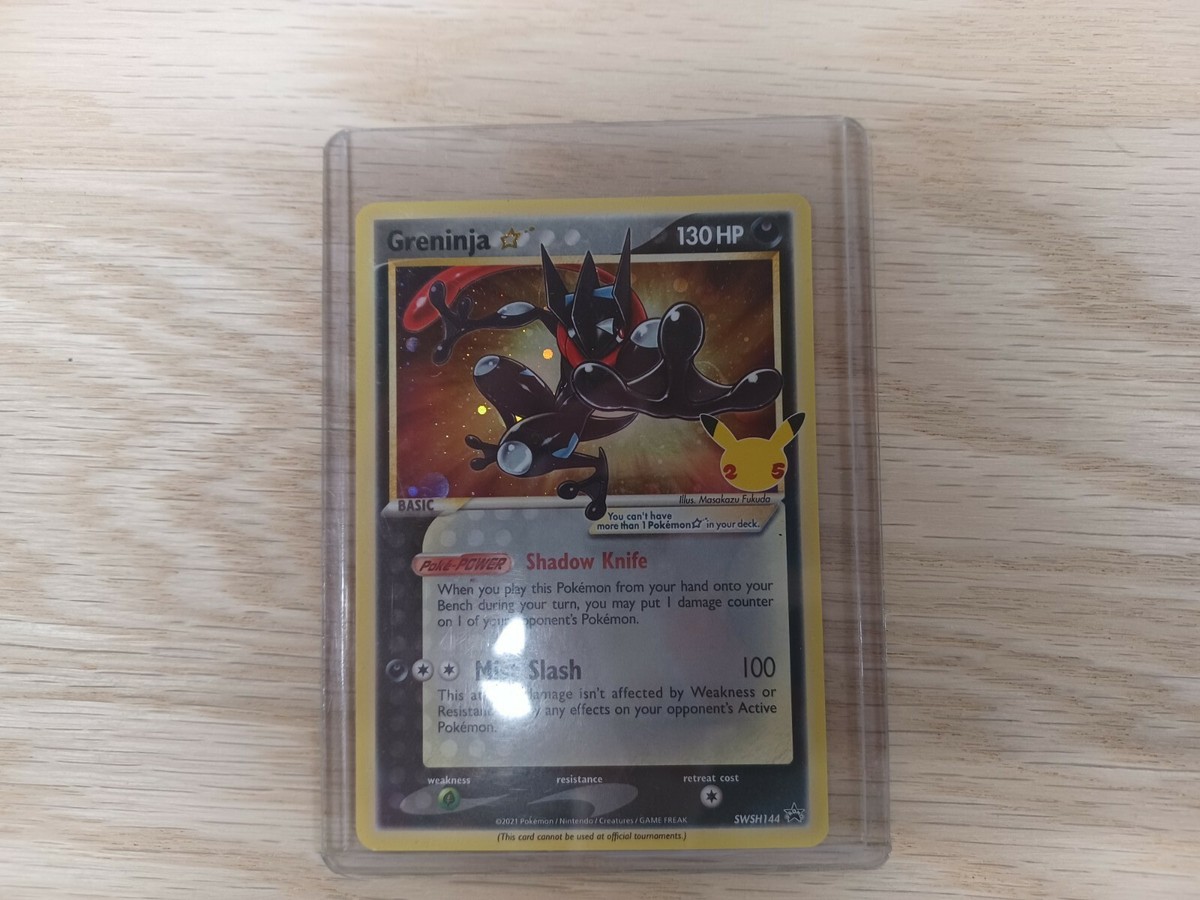 Rare Pokemon Card Greninja 130HP playing Card mist slash 100