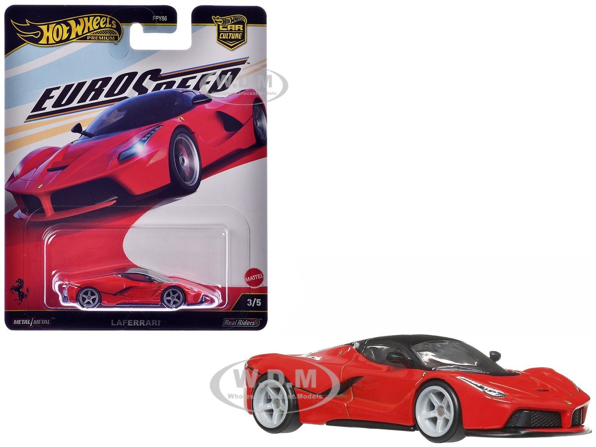 FERRARI LAFERRARI RED DIECAST MODEL CAR BY HOT WHEELS JBK55 | eBay