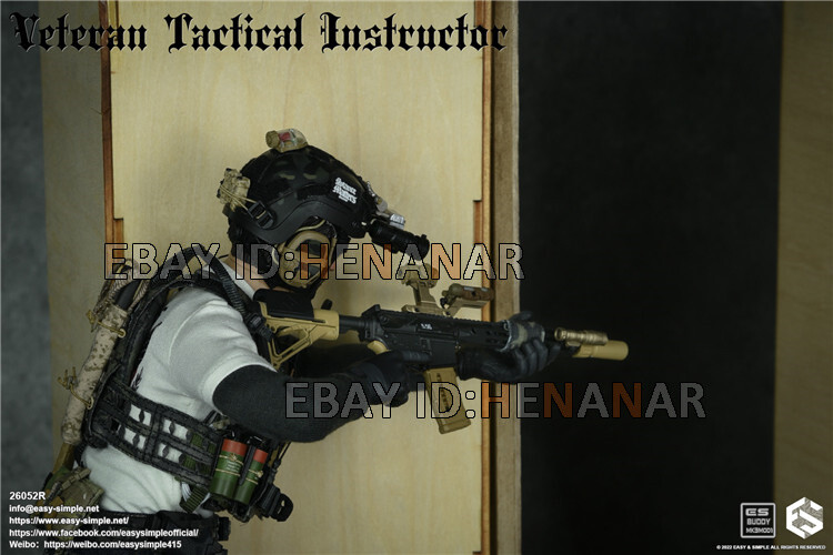 Easy&Simple 26052R 1/6 GBRS Veteran Tactical Instructor Action