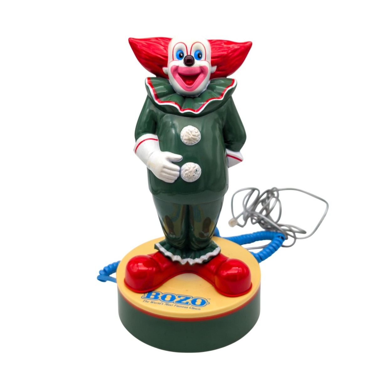 Vtg Bozo the Clown Telemania Phone Telephone in Original Box Most