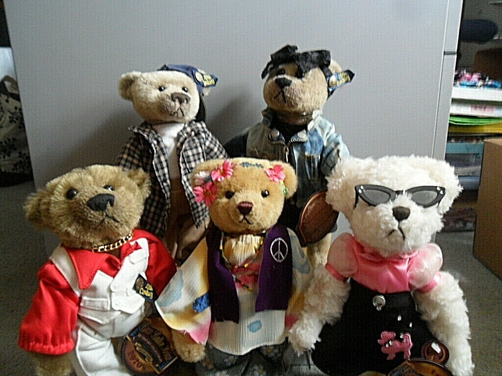 BRASS BUTTON BEARS 20TH Century Collectibles Lucy, Nick Roxy