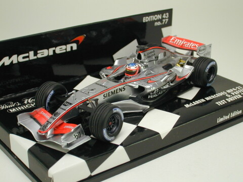 Minichamps 1:43 McLaren Mercedes MP4-21 Test Driver 2006 from