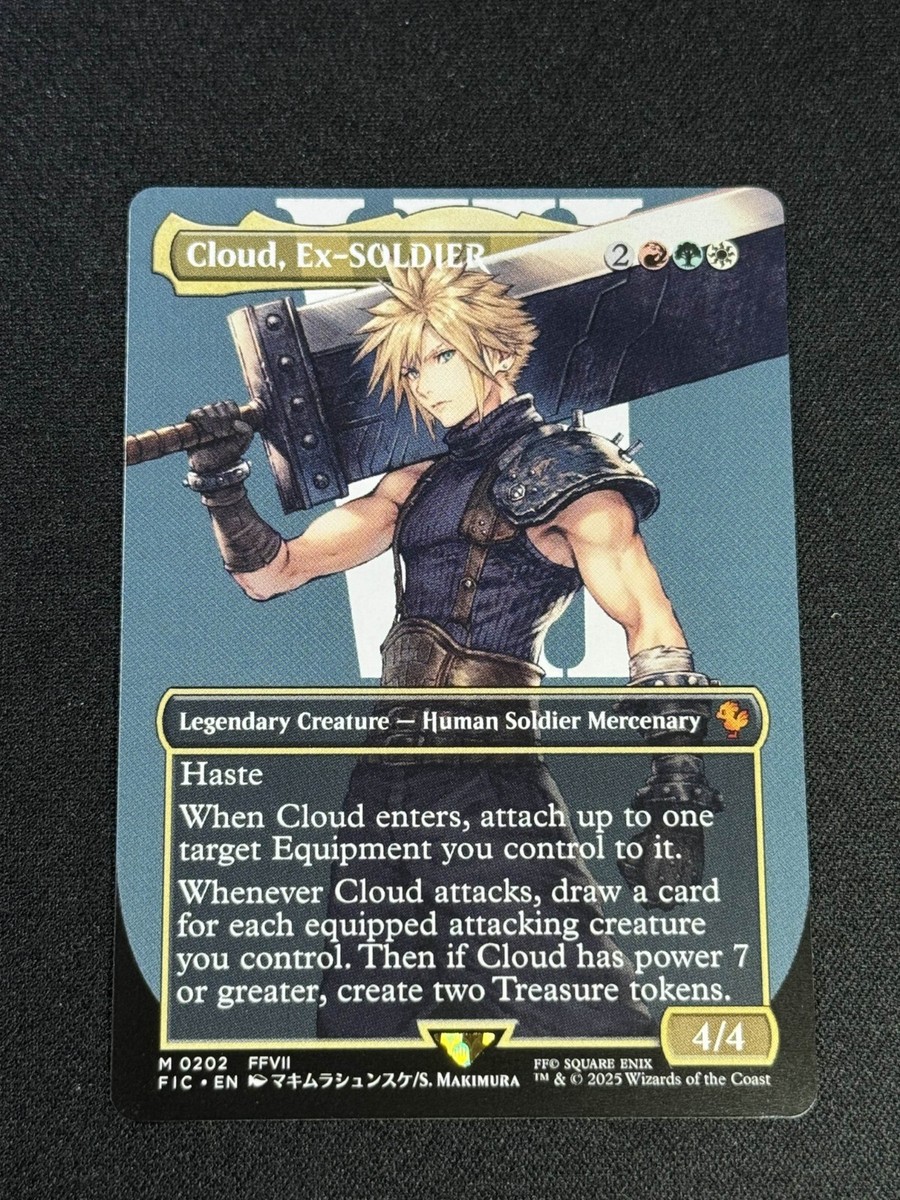 Cloud, Ex-SOLDIER /元ソルジャー、クラウド 拡張アートfoil Cloud, Ex