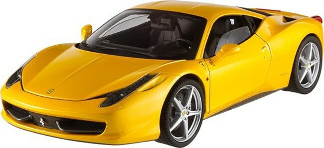 1:18 HOTWHEELS ELITE Ferrari 458 Italia Giallo tristato - P9894 | eBay
