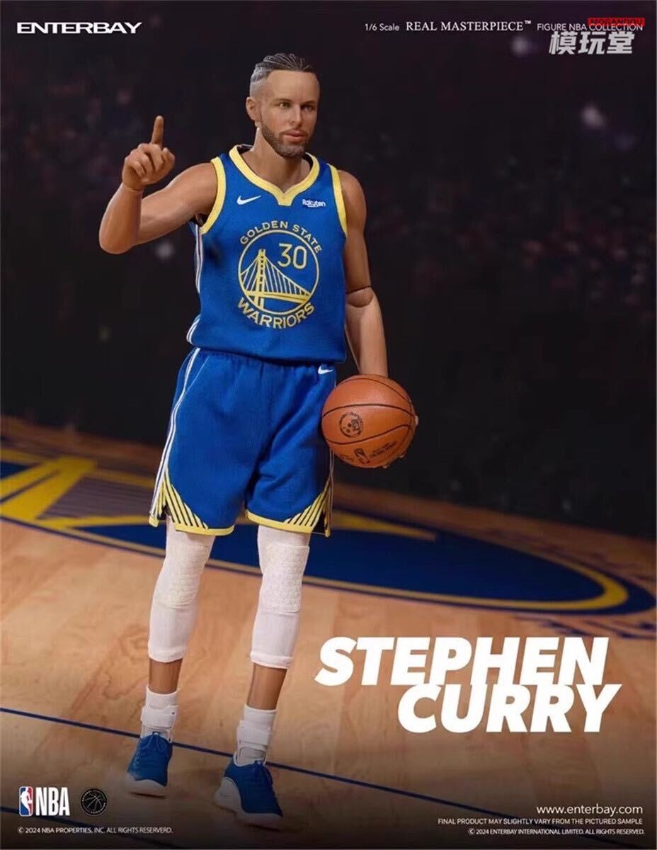 ENTERBAY 1/6 NBA Warriors Stephen Curry Action Figure #30 Limited