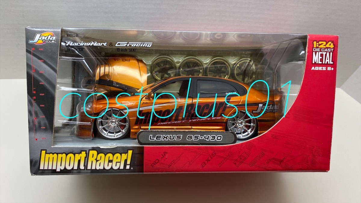 JADA IMPORT RACER LEXUS GS430 WITH EXTRA WHEELS 1:24 COPPER | eBay
