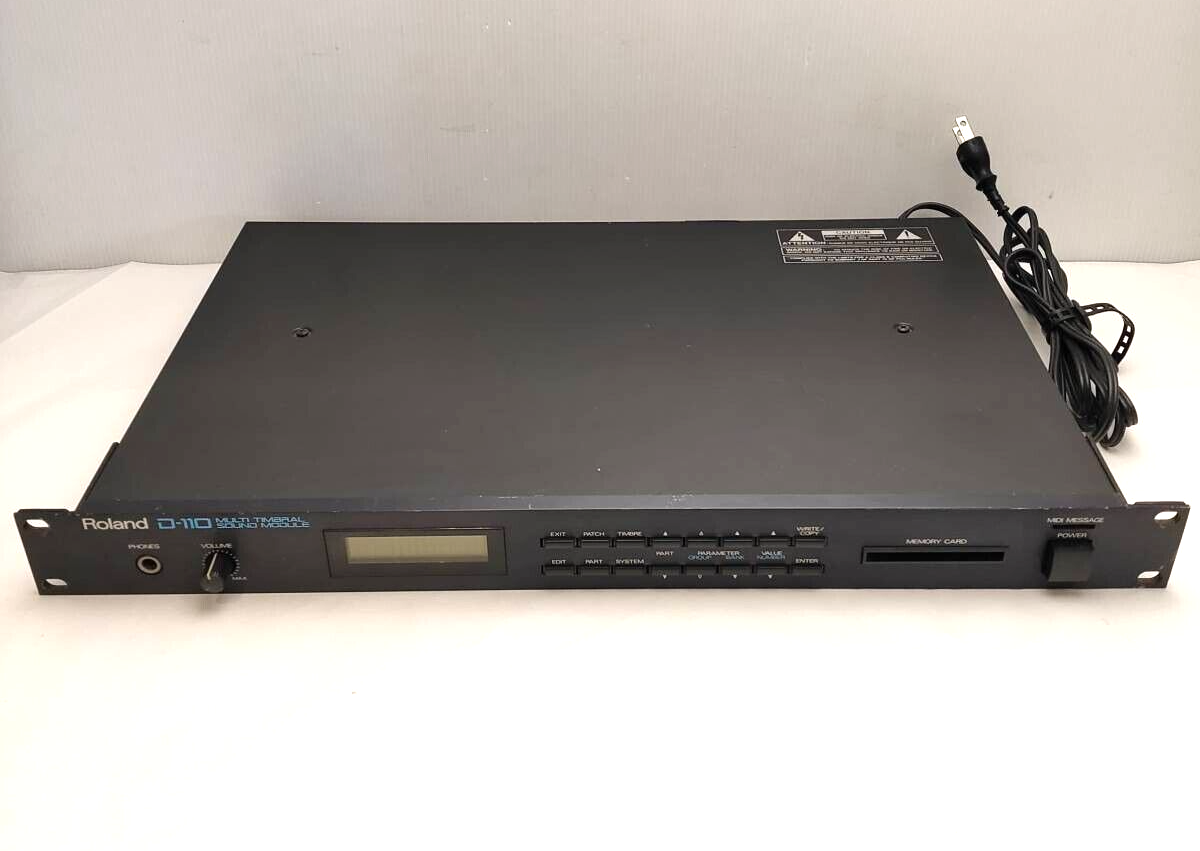 Roland D-110 Multi Timbral Sound Module Rack Mount | eBay