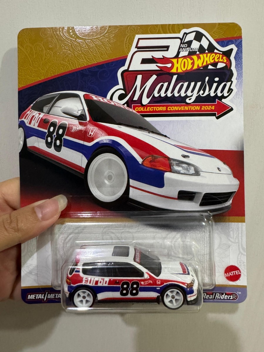 HOT WHEELS CONVENTION MALAYSIA 2024 HONDA CIVIC EG LOW NUMBER 0980