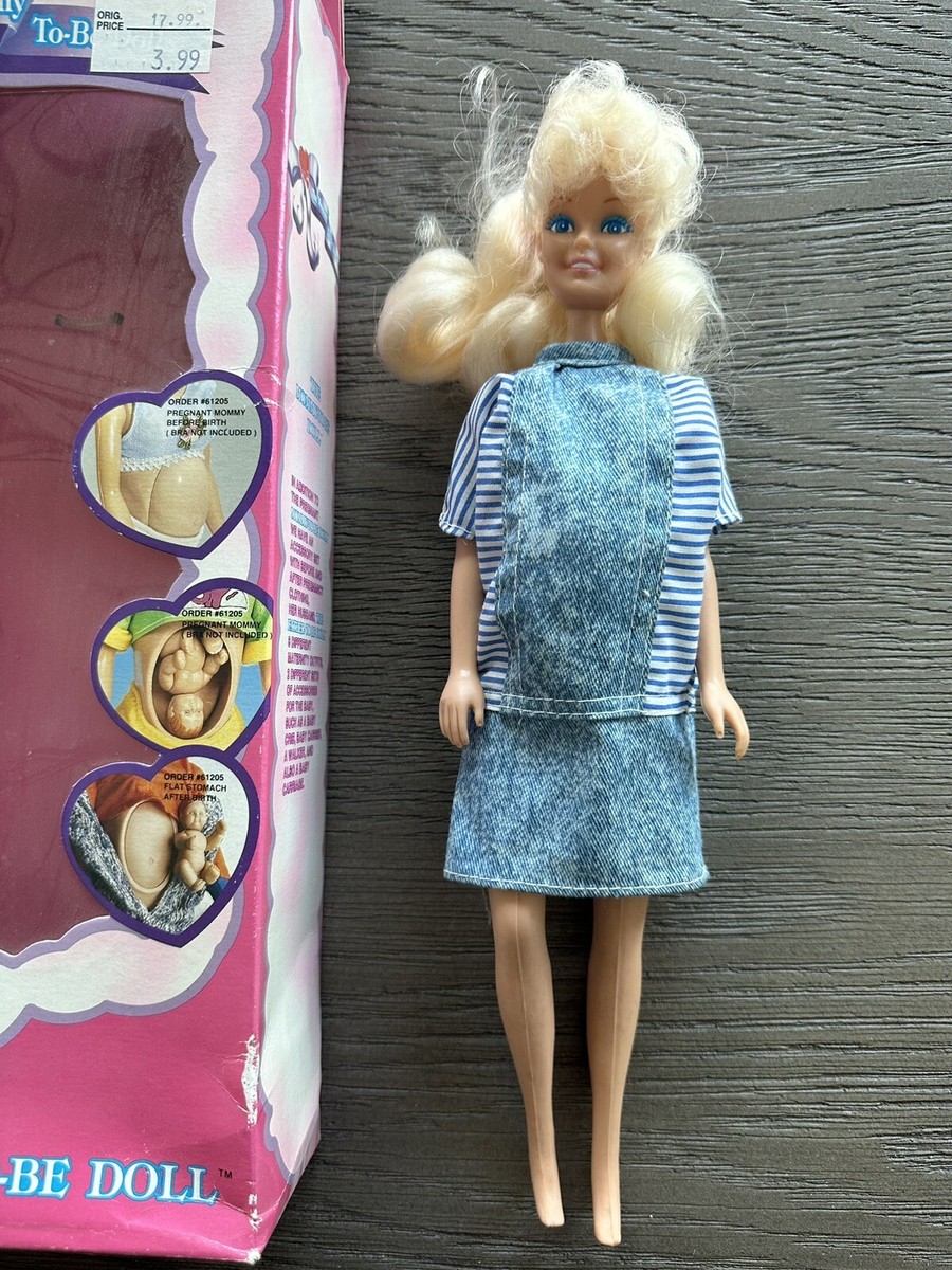 1991 Judith The Mommy-To-Be Pregnant Doll w/ Baby RARE Judith