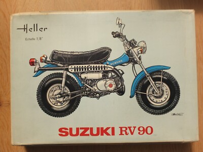 HELLER 769 - SUZUKI RV 90 MONKEY BIKE VANVAN RV90L - VERY RARE 1/8