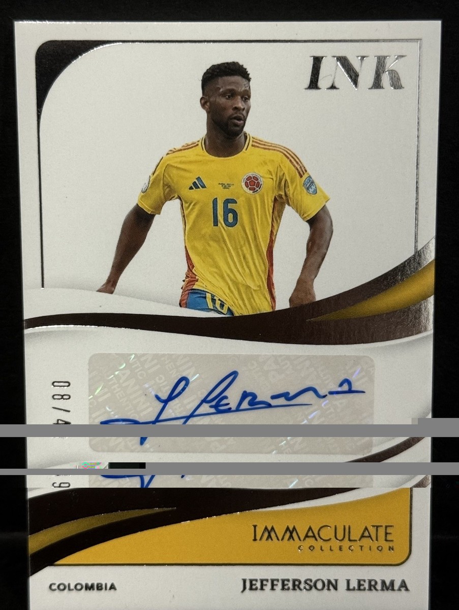 2024-25 Panini Immaculate Colombia Jefferson Lerma Ink Auto Silver