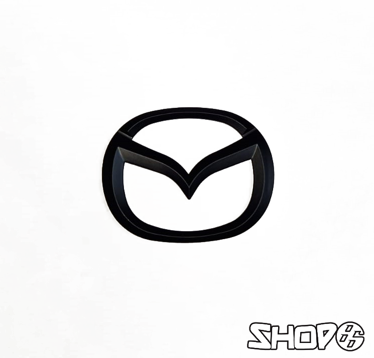 Mazda MX-5 (2006-2009) (NC1) Matte Black Badge [FRONT] | eBay