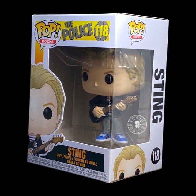 Funko Pop + Protector! Rocks #118 The Police - Sting ***Vaulted