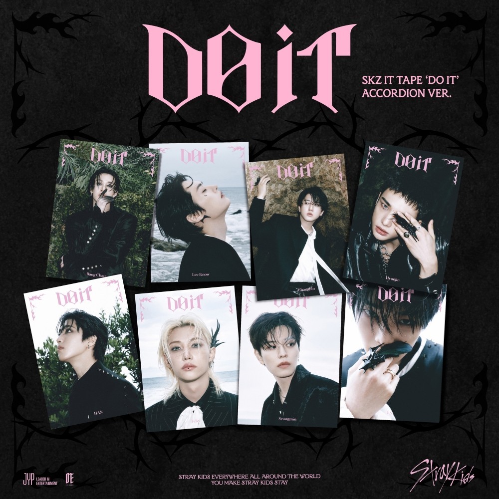 STRAY KIDS SKZ IT TAPE DO IT Album ACCORDION 8 Ver SET/8CD+8 P